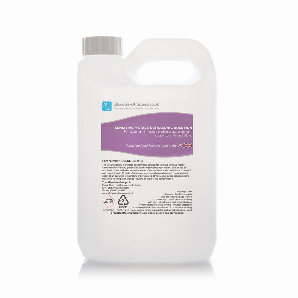 Sensitive Metal Cleaning Fluid Solution