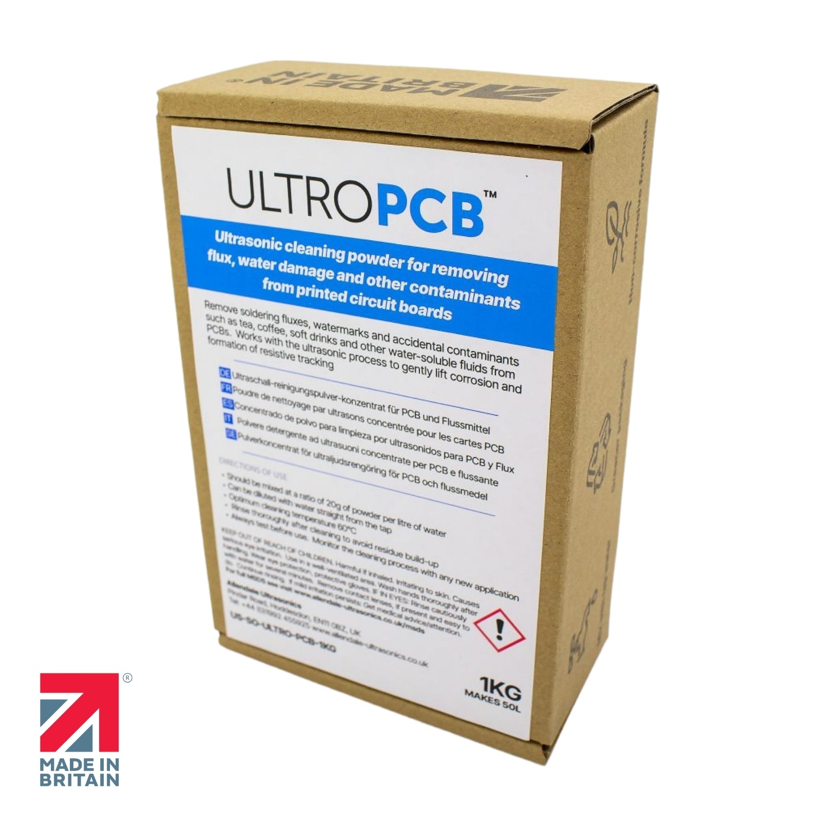 1kg UltroPCB PCB Cleaning Ultrasonic Cleaner Powder