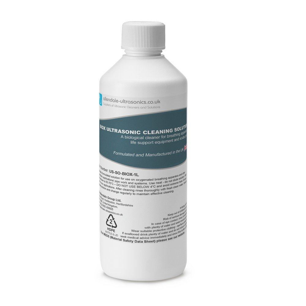 BIOX Scuba Breathing Ultrasonic Cleaner Fluid - 1 Litre – Allendale ...