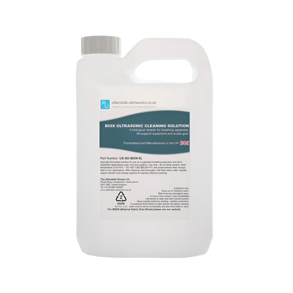 BIOX Scuba Breathing Ultrasonic Cleaner Fluid - 5 Litre – Allendale ...