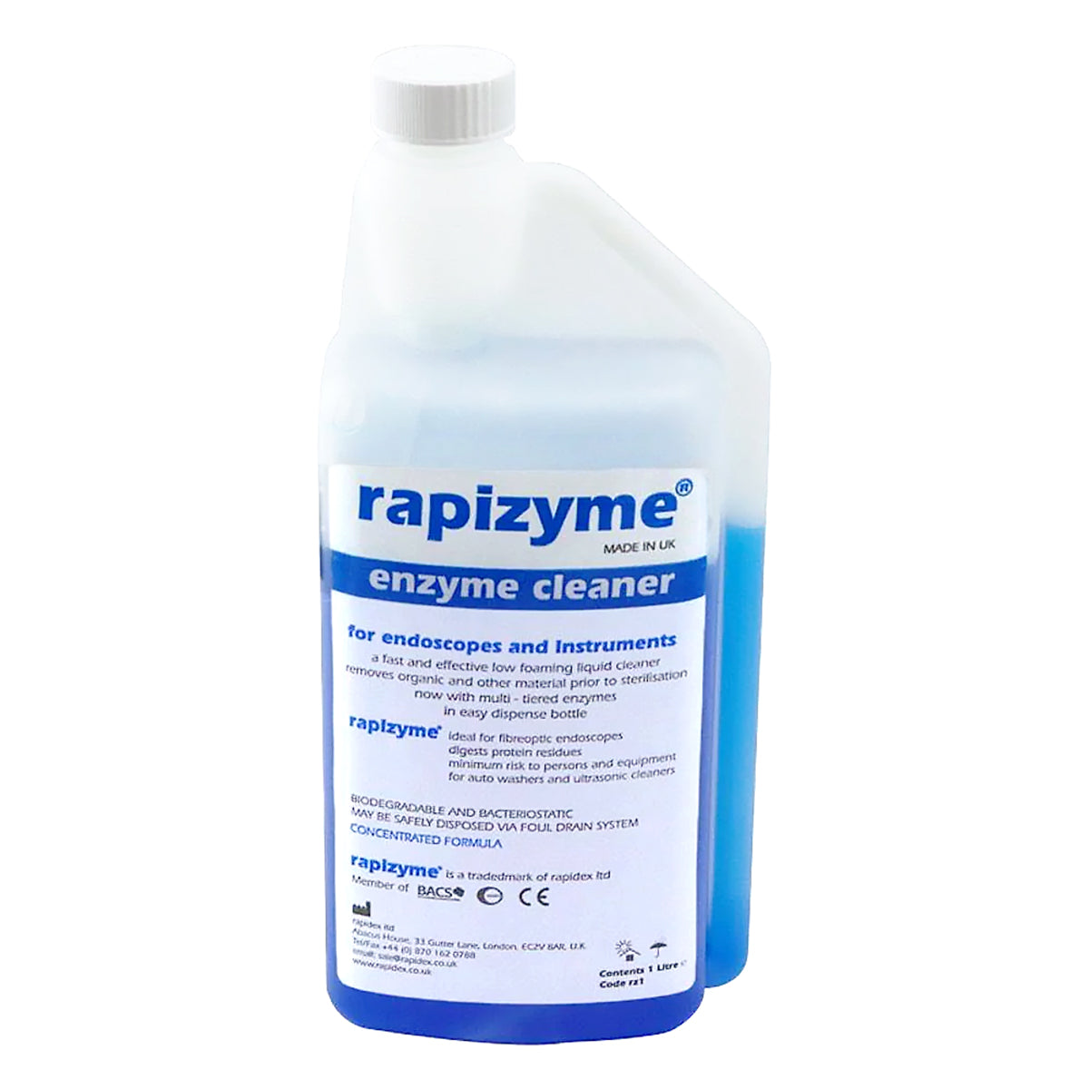 1 Litre Rapizyme Enzyme Ultrasonic Cleaner Solution